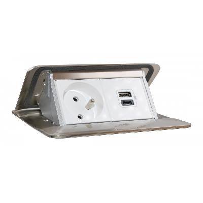 LEGRAND Pop-up box aluminum mat 8 modules (2x4) 54013 | Démos trade a.s