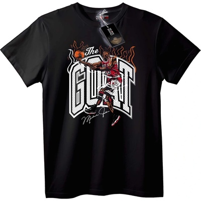 NOONEBRAND Тениска The GOAT Баскетбол - 2XL, Black