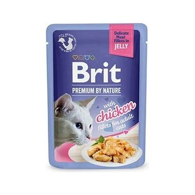 BRIT Premium Cat Delicate Fillets in Jelly with Chicken 12 ks 85 g