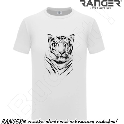 Tričko Ranger Tiger a Biela
