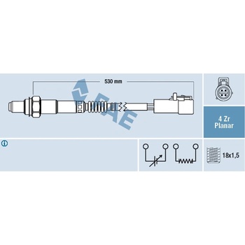 Lambda sonda FAE 77256