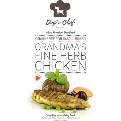 Dog's Chef Chicken With Sweet Potato and Herbs Adult Small Breed 0,5 kg