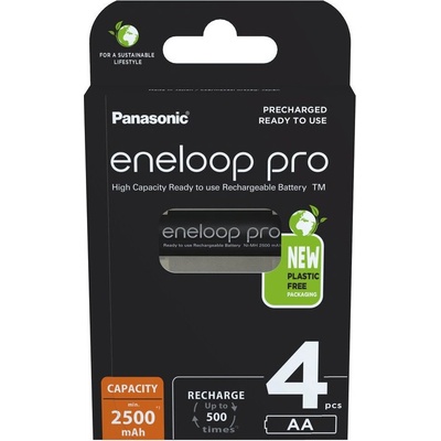 Panasonic Eneloop Pro AA 2500mAh 4ks 3HCCE/4BE