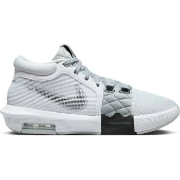 Nike Баскетболни кецове Nike LeBron Witness VIII Basketball Shoes - Wht/Blk/Grey