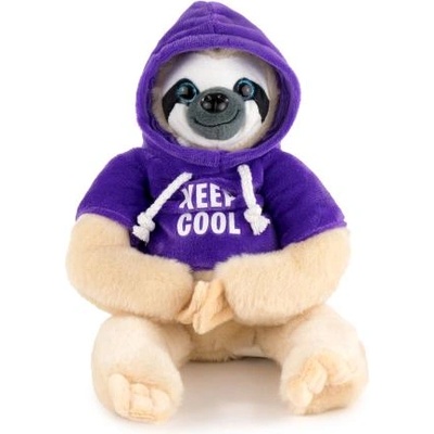 Barrado Мързеливец лилава плюшена играчка 45см