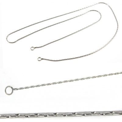 Řetízek 0,8mm 316L s kroužky - 40-55cm - 1Ks - 50cm