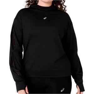 Asics Дамска тениска Asics Women's Nagino Run Winter Hoodie Running shirt - Performance Black - размер XS (916-7052-0211)