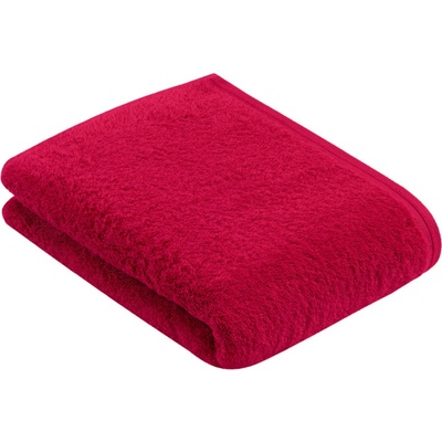 Vossen osuška Vegan Life 67 67 x 140 cm červená třešňově