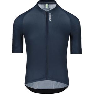 Q36.5 Мъжка фланелка с къс ръкав за колоездене Q36.5 Gregarius Pro Signature Jersey Cycling jersey - Nautica Blue - размер XS (056-3510-0311)