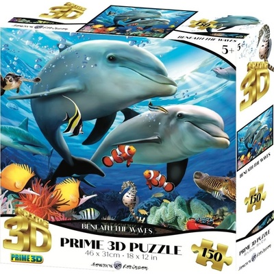 PRIME 3D puzzle Pod vlnou 150 ks