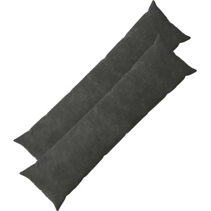 vidaXL Калъфка за възглавница 2 бр. HEERLEN Антрацит 40 x 145 см (908938)