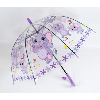 Slon dětský deštník průhledný
