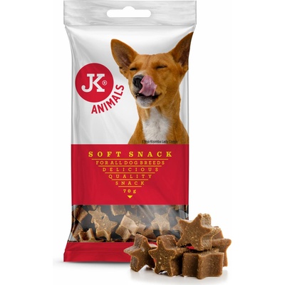 JK ANIMALS Soft Snack - duo kuracie kolieska, polovlhká maškrta 70 g