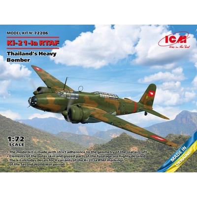 ICM Mitsubishi Ki 21 Ia RTAF Thailand's Heavy Bomber 1:72