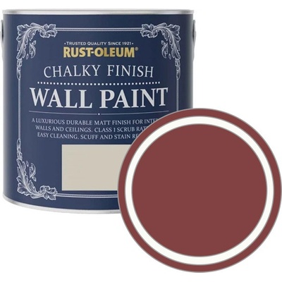 Rust Oleum Chalky Finish Wall Paint 2,5 l rubínová