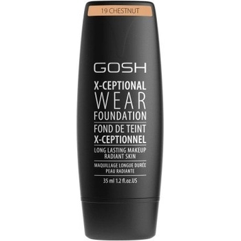 Gosh Copenhagen X-ceptional Wear Make-up Tekutý make-up 19 Chestnut 35 ml