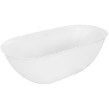 Mexen Siena самостоятелна вана от конгломерат 170 х 80 см, бял мат - 57291708000 (57291708000)