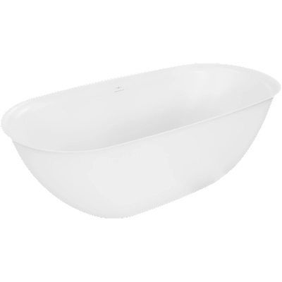 Mexen Siena самостоятелна вана от конгломерат 170 х 80 см, бял мат - 57291708000 (57291708000)