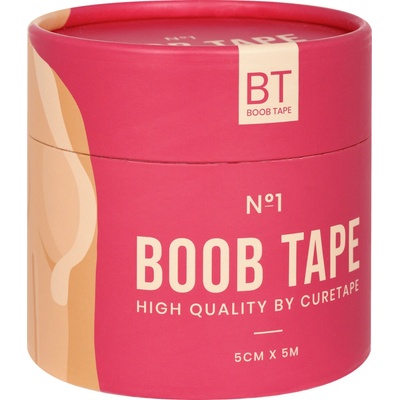 CureTape BoobTape No.1 tejpovací páska na prsa béžová 5 cm x 5 m