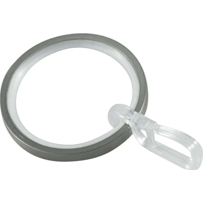 Gardinia Krúžky Windsor pr. 25 mm s klznou vložkou, vzhľad ušľachtilej ocele