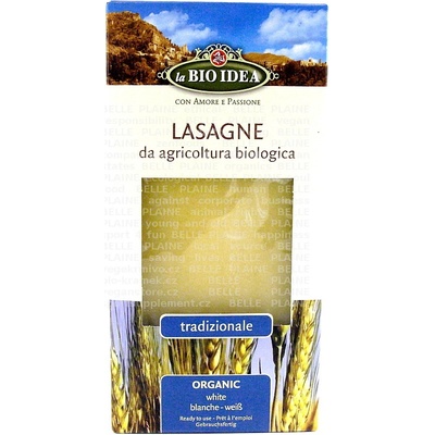 Idea Lasagne s krupicou Bio 250 g