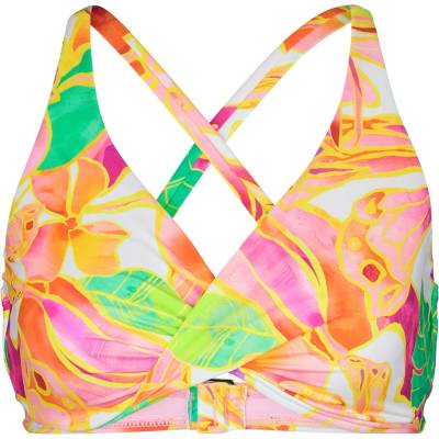 Seafolly Дамско бикини горнище Seafolly Women's Wonderland Wrap Front F Cup Bikini top - Fuchsia Rose - размер 34 (EU) (150-4307-0111)