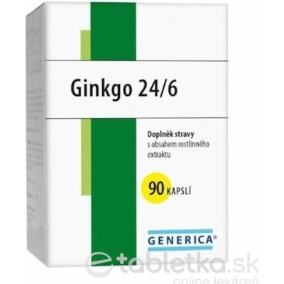 Generica Ginkgo 24/6 kapsúl 40 mg 90 ks
