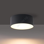 Brilagi - LED таванно осветително тяло за баня FORIS LED/9W/230V, Ø 9 см, черно, IP44 (BG3779)