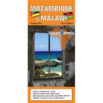 Mosambik a Malawi mapa odolná