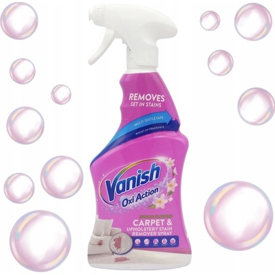 Vanish Oxi Action Powerspray odstraňovač skvrn na koberce rozprašovač 500 ml