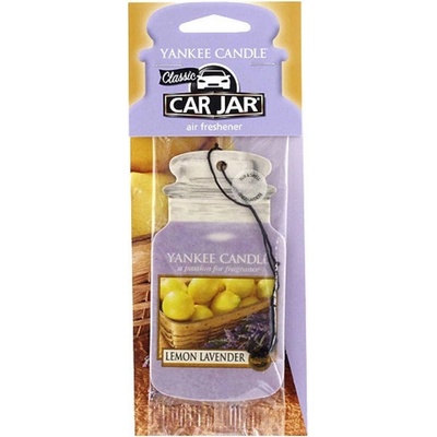 Yankee Candle Lemon lavender papierová visačka