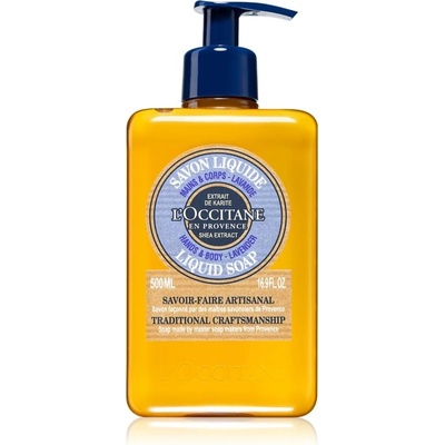 L’Occitane Karité tekuté mydlo s bambuckým maslom lavender 500 ml