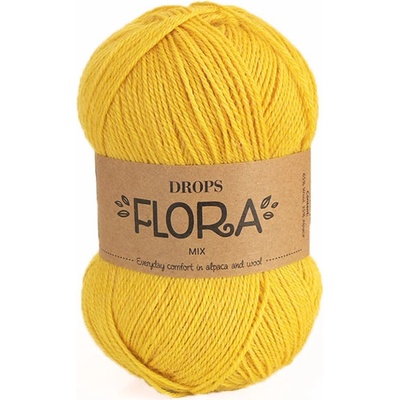 Příze DROPS Flora mix 17 - žlutá