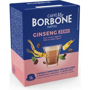 Caffè Borbone Caffe Borbone Ginseng Zero Ginseng кафе капсули за Lavazza и Modo Mio 16 бр