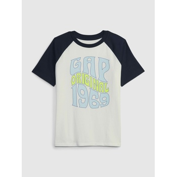 GAP Бебешка тениска с щампа Gap GAP | Byal | Момчешки | 160/162