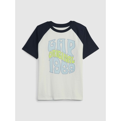 GAP Бебешка тениска с щампа Gap GAP | Byal | Момчешки | 160/162