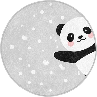 Mila Home Светлосив детски килим ø 100 cm Comfort - Mila Home (HKG-HaliRound-Comfort-4360-100x100)