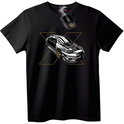 NOONEBRAND Тениска с графика Car X - 2XL, White