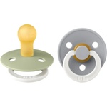 BIBS Залъгалки Bibs - Colour, 2 броя, 6-18 м, Sage Glow/Cloud Glow (120267) - baby