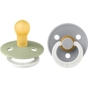 BIBS Залъгалки Bibs - Colour, 2 броя, 6-18 м, Sage Glow/Cloud Glow (120267) - baby