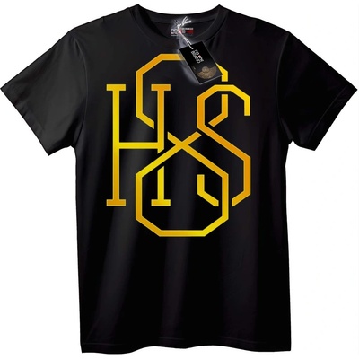 NOONEBRAND Тениска H8 със стилизирано лого - 5XL, Black