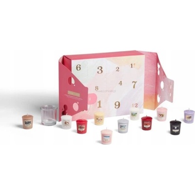 Modrá dárková sada 6 votivních svíček ve skle Yankee Candle Sakura Blossom Festival 2022 6x37g