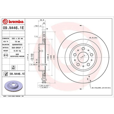 BREMBO Souprava brzd - EV KIT KT 08 004