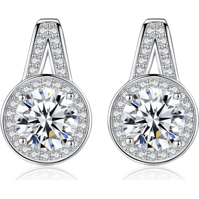 Linda's Jewelry strieborné náušnice žiarivá láska IN314
