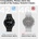 Spigen Качествен силиконов (TPU) кейс за Samsung Galaxy Watch 4 Classic 42mm - Spigen Liquid Air Case (черен) (ACS03141)