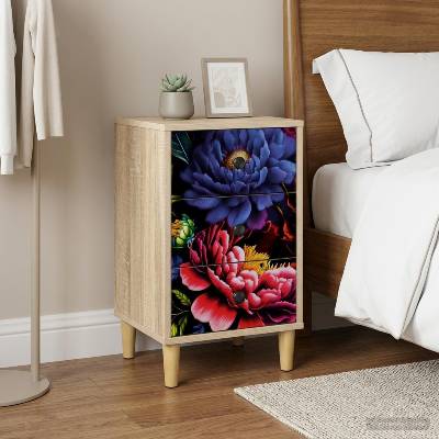 vidaXL Нощен шкаф KIEL Дъб сонома 36 x 33 x 60 см Инженерна дървесина (8007297)