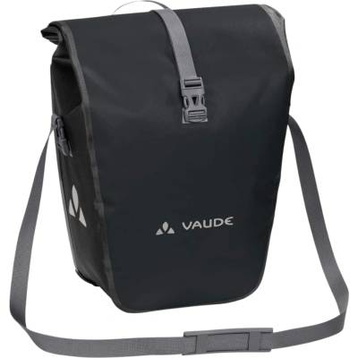 VAUDE bicycle bag for luggage rack Aqua Back Single 1 x 24 L in black, rear wheel bag waterproof, bicycle luggage rack bag at the back, easy attachment - Made in Germany - 12413