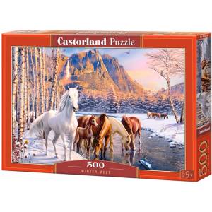 Castorland Пъзел Castorland от 500 части - Зимна приказка (B-53704)