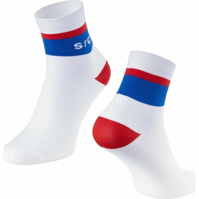 Force STRIPE krátké bílo modré