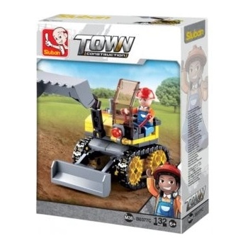 Sluban B0377C Town Stavitelé Malý pásový bagr 132 ks